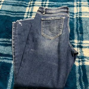 Kancan Button Fly Crop Jeans size 13/30